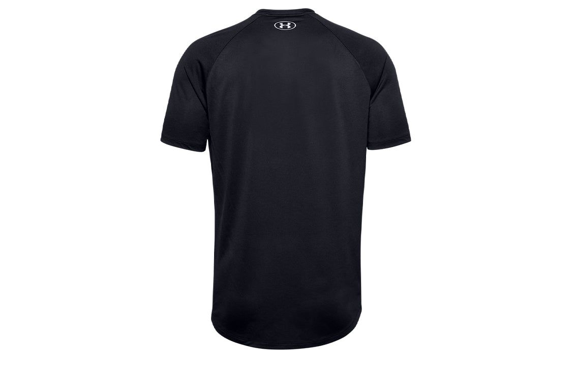 Under Armour Big Logo Tech Short Sleeve T-Shirt 'Black Grey' 1357234-001 sold by KicksCrew product image thumbnail 2