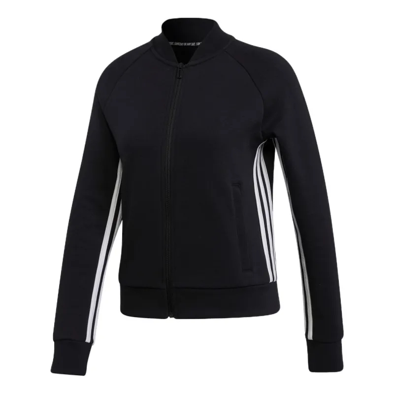 (WMNS) adidas Must Haves 3-Stripes Track Jacket 'Black' DX7971 sold by KicksCrew