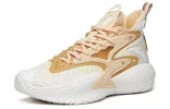 ANTA Shock The Game 5.0 Crazy Tide 3.0 High Basketball Shoes 'White Tan' 112131601S-4 sold by KicksCrew
