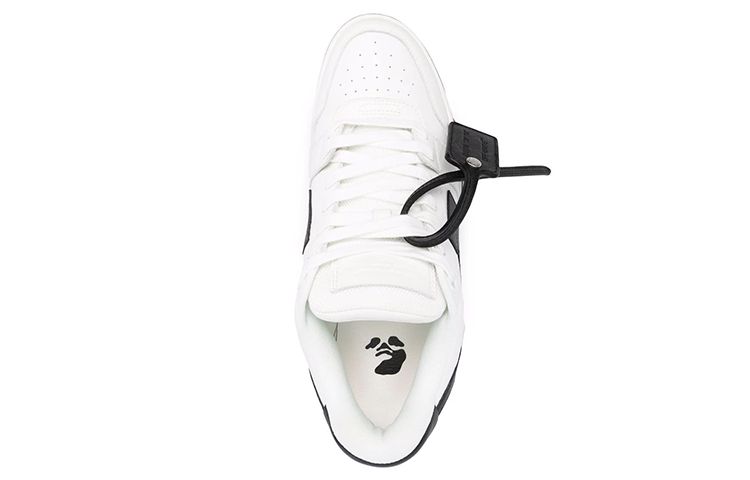Off-White Out Of Office Low-Top Sneakers 'White Black' OMIA189C99LEA0010110 sold by KicksCrew product image thumbnail 4