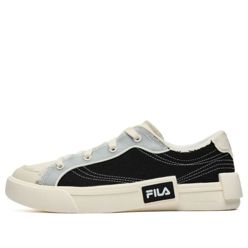 (WMNS) FILA FUSION Pop Skate Shoes 'Black Cream White' T12W232103FBA sold by KicksCrew