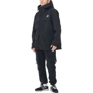 New Balance Hooded Mid Down Jacket 'Black' AMJ23315-BK sold by KicksCrew