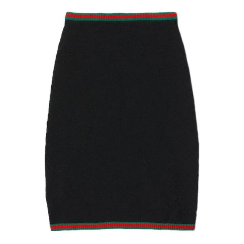 (WMNS) Gucci Cotton Lace Skirt 'Black' 792043-XKD3C-1152 sold by KicksCrew