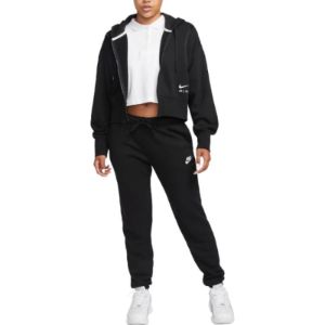 (WMNS) Nike Sportswear Club Fleece Mid-Rise Joggers 'Black' DQ5191-010 sold by KicksCrew