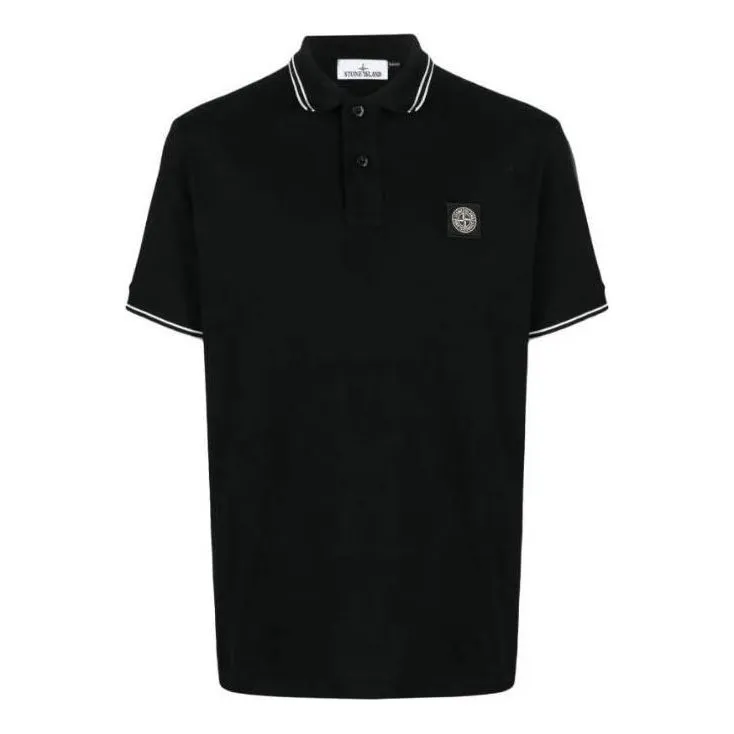 STONE ISLAND Polo Shirt 'Black' 79152SC18-A0029 sold by KicksCrew