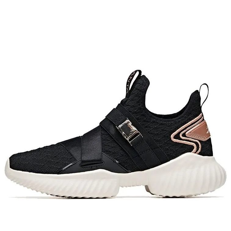 (WMNS) ANTA Comfort Fresh Low 'Black White Gold' 12947757-1 sold by KicksCrew