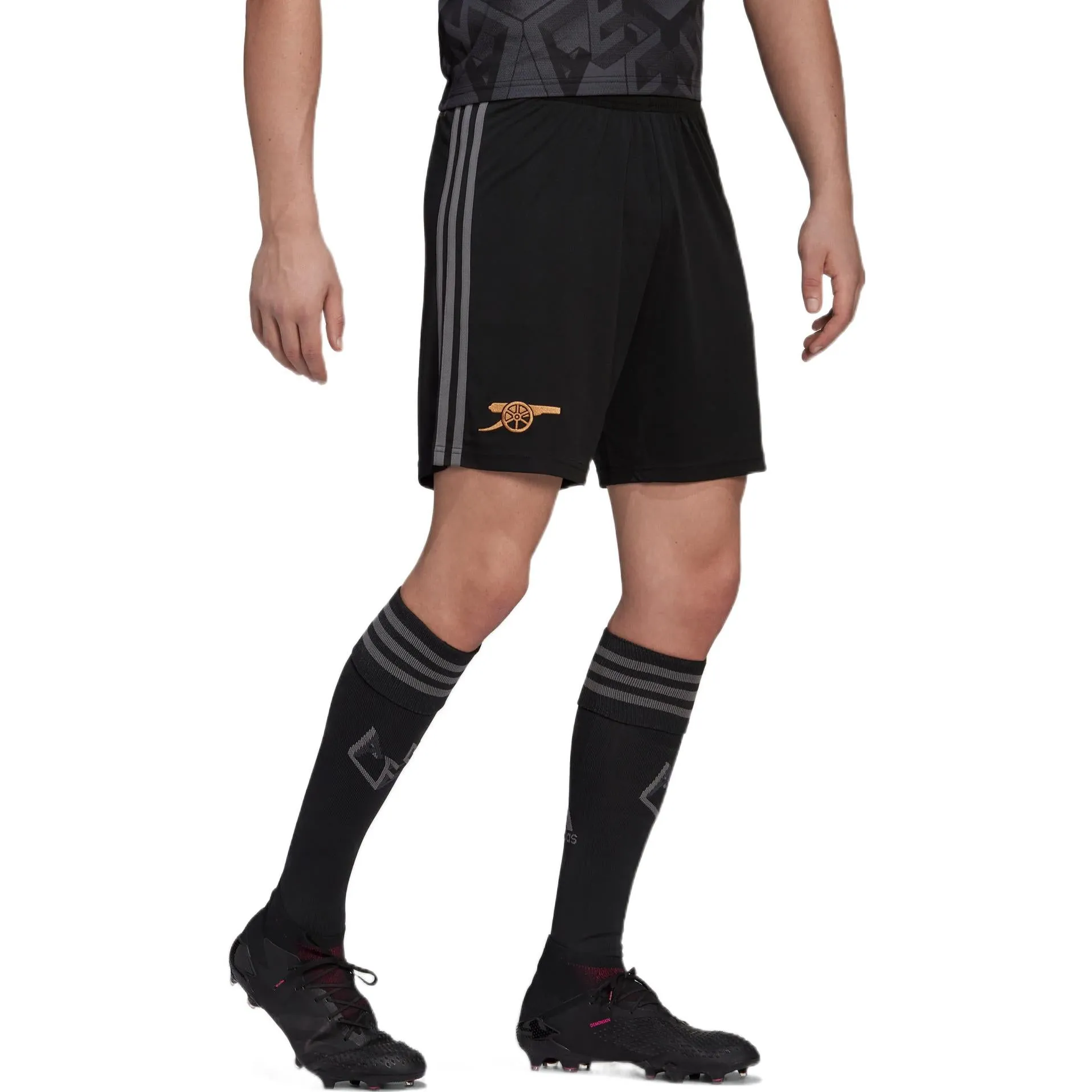 adidas Arsenal 22/23 Away Shorts 'Black' H25649 sold by KicksCrew product image thumbnail 2