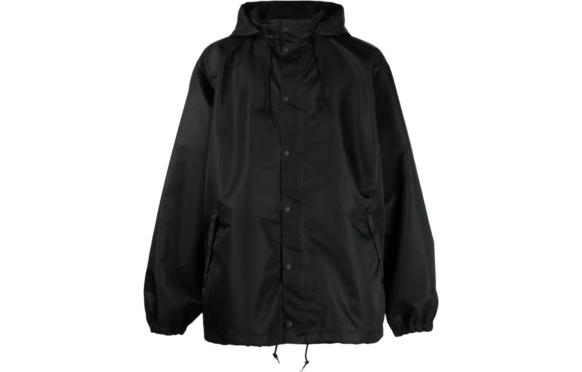 Balenciaga Tape Type Hooded Windbreaker Jacket 'Black' 738762TLO251000 sold by KicksCrew product image thumbnail 2