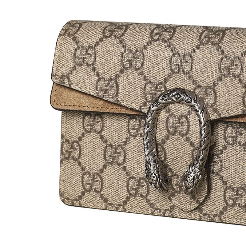 (WMNS) Gucci Dionysus GG Supreme Super Mini Bag 'Beige' 476432-KHNRN-8642 sold by KicksCrew product image thumbnail 4
