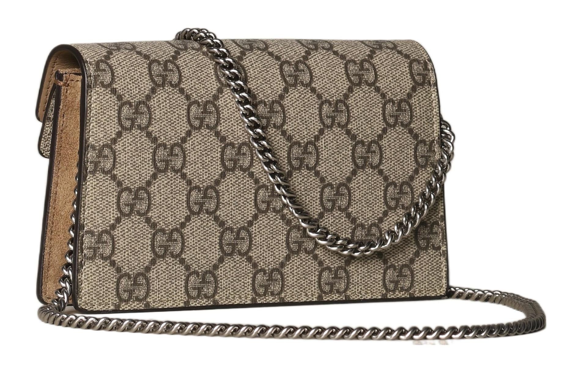 (WMNS) Gucci Dionysus GG Supreme Super Mini Bag 'Beige' 476432-KHNRN-8642 sold by KicksCrew product image thumbnail 3