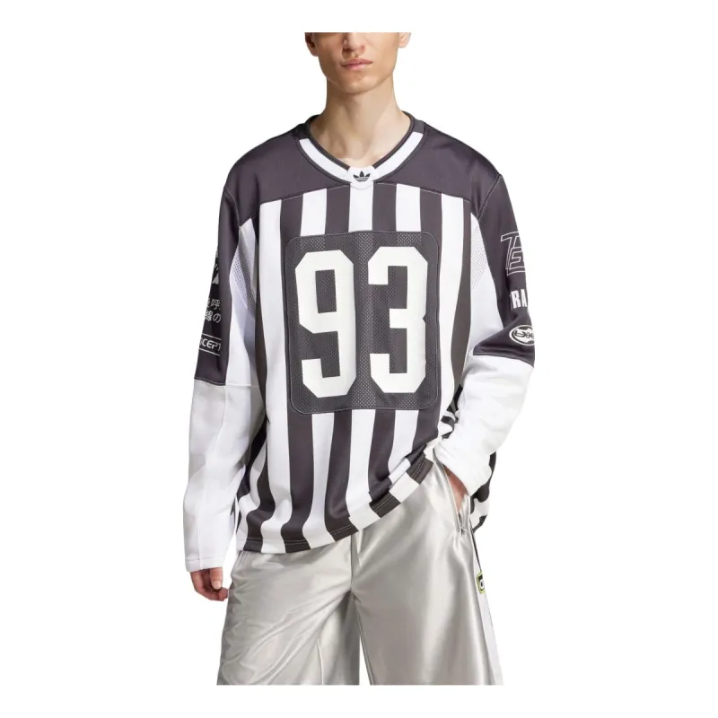 adidas Adilenium Season 2 Team '93 Jersey 'White Black' JM4943 sold by KicksCrew