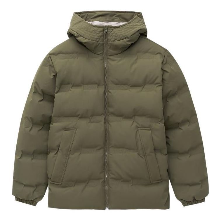 New Balance Warm Puffer Jacket 'Olive Green' AMJ24375-DMO sold by KicksCrew