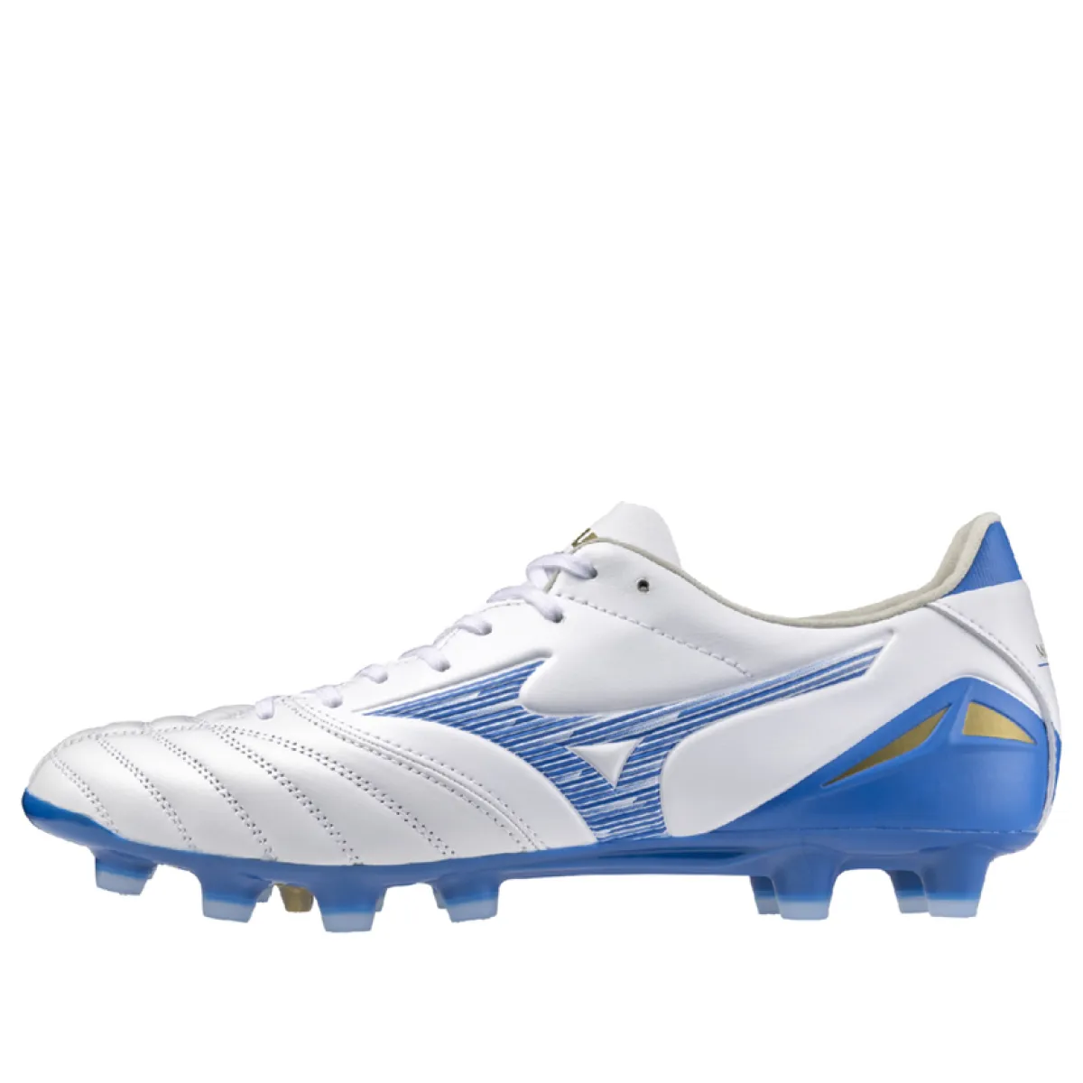 Mizuno Morelia サッカーシューズ ホワイト/ブルー Mizuno Morelia Neo IV Pro 'White Laser Blue' P1GA243425 | Parallel
