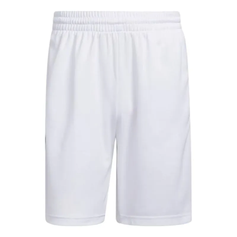 adidas Legends 3-Stripes Basketball Shorts 'White Black' IC2451 sold by KicksCrew