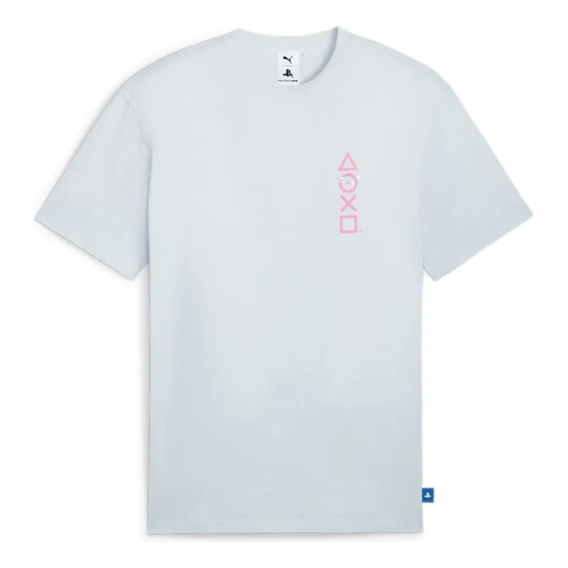 PUMA x Playstation Graphic T-shirt 'Silver Mist' 624694-42 sold by KicksCrew