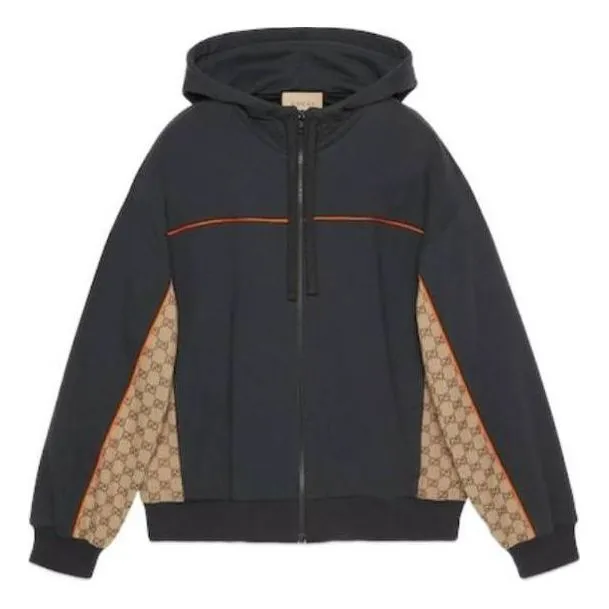 Gucci Cotton Jersey Zip Jacket 'Black' 768482-XJF35-1283 sold by KicksCrew