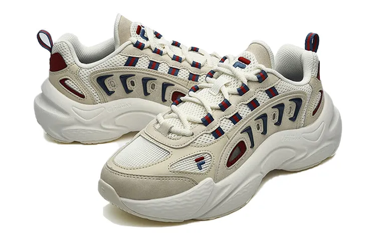 (WMNS) FILA FUSION SKY TRAIL DX Sneakers 'Beige White Red' T12W331601FWE sold by KicksCrew product image thumbnail 3