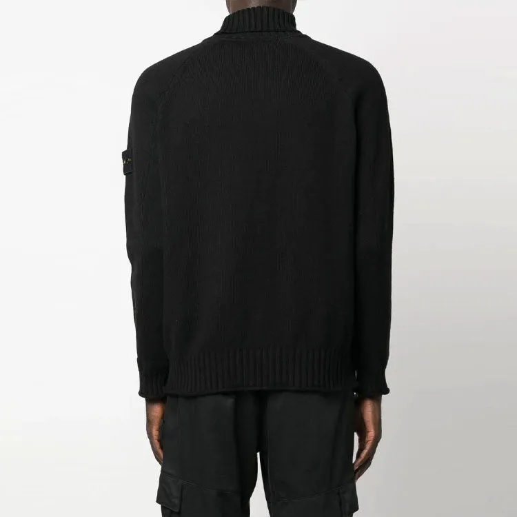 STONE ISLAND Turtleneck Sweater 'Black' 7715505A2-V0029 sold by KicksCrew product image thumbnail 4