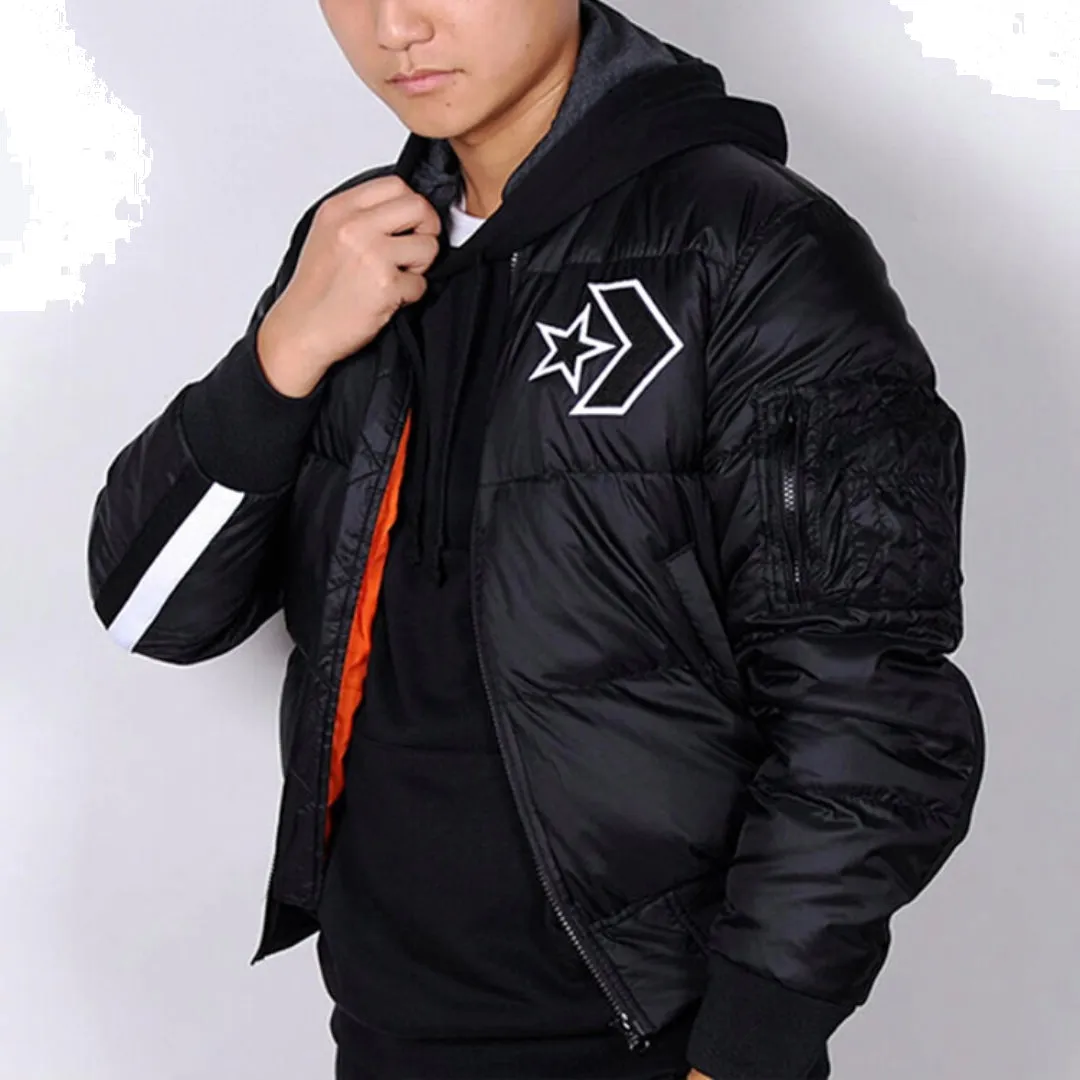 Converse Down Jacket 'Black White' 10006883-A01 sold by KicksCrew product image thumbnail 3