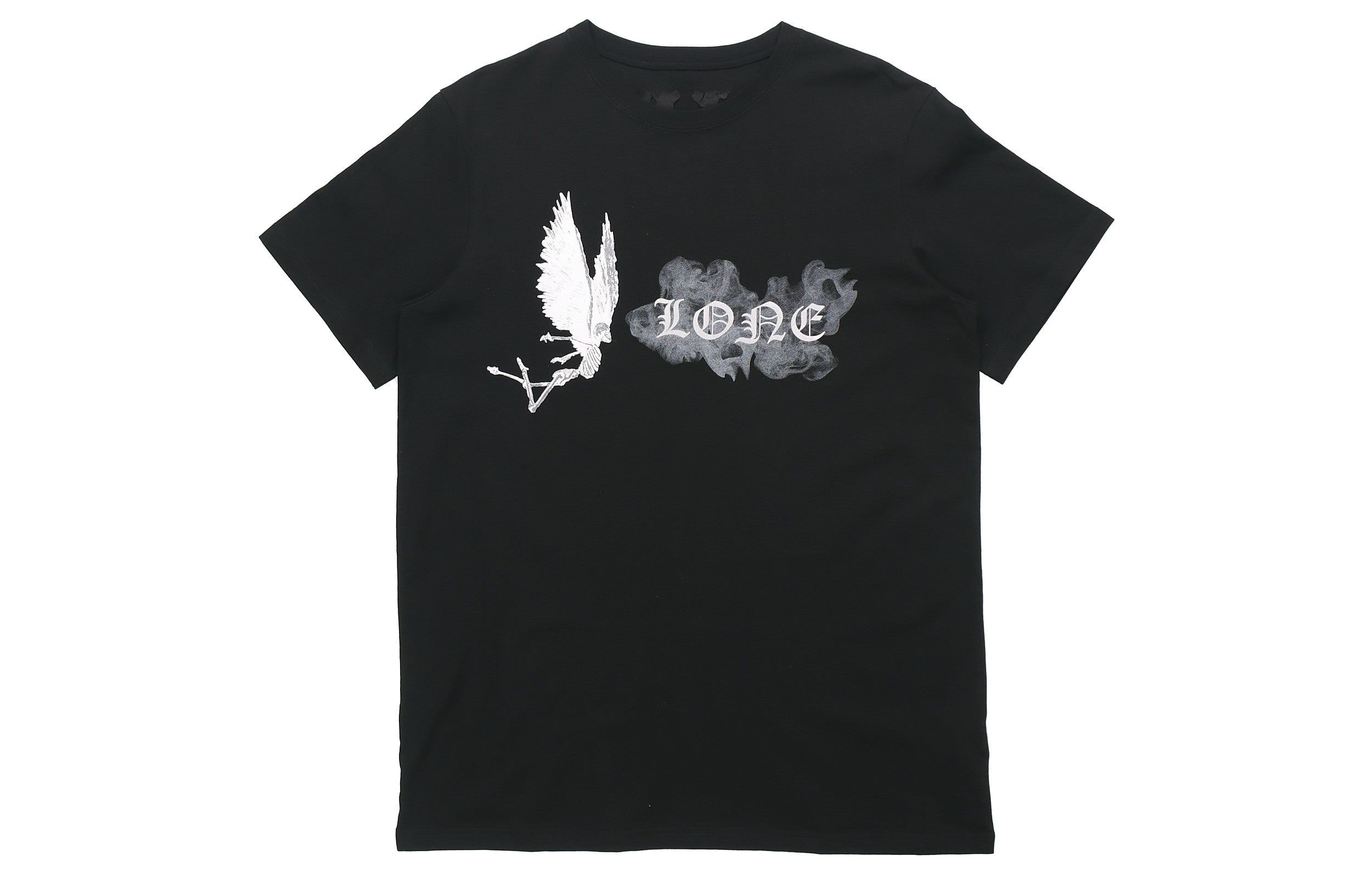VLONE Smoke Demon Angel Pattern Alphabet Logo Short Sleeve Couple