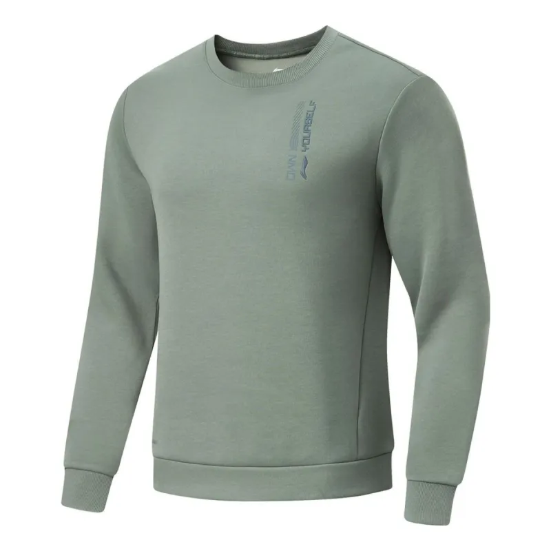 Li-Ning Graphic Training Sweatshirt 'Green' AWDT791-5 sold by KicksCrew