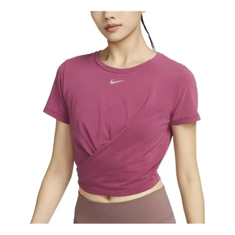 (WMNS) Nike Dri-FIT One Luxe Crop T-shirt 'Purple' DD4922-653 sold by KicksCrew