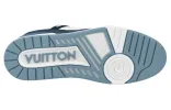 LOUIS VUITTON LV Trainer Sneakers 'Blue Beige' 1ABNKD sold by KicksCrew