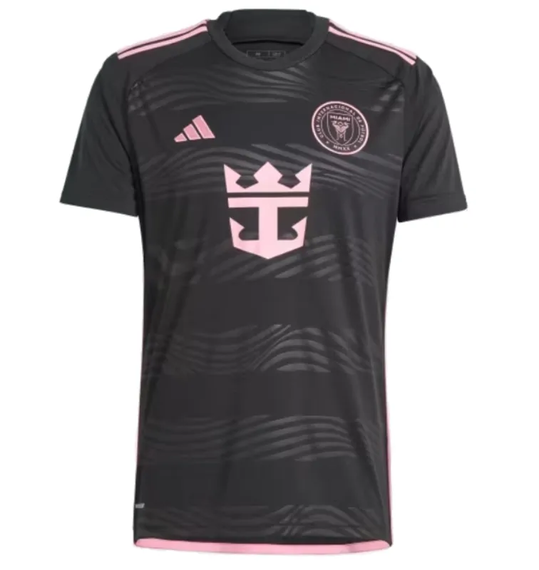 adidas Inter Miami CF 23/24 Messi Away Jersey 'Black Pink' JE9744 sold by KicksCrew