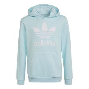 (GS) Adidas Originals Trefoil Hoodies 'Blue' HS8867 sold by KicksCrew