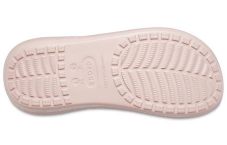 (WMNS) Crocs Classic Crush Shimmer 'Pink' 208602-6TY sold by KicksCrew