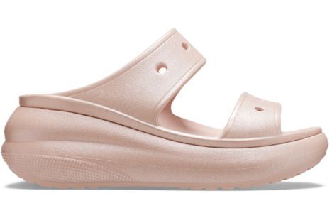 (WMNS) Crocs Classic Crush Shimmer 'Pink' 208602-6TY sold by KicksCrew
