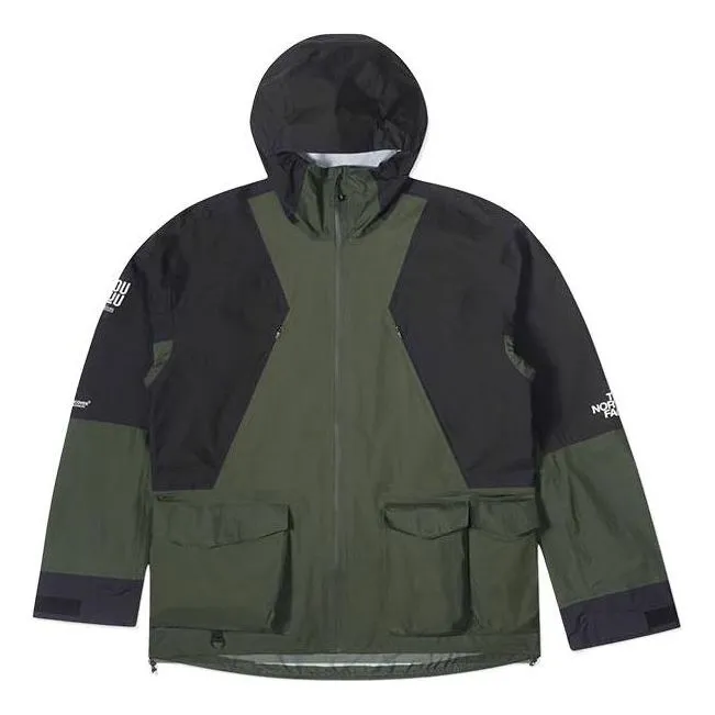 THE NORTH FACE x Undercover Soukuu Hike Packable Mountain Light Shell Jacket 'Forest Night Green TNF Black' NF0A87UE-ROU sold by KicksCrew