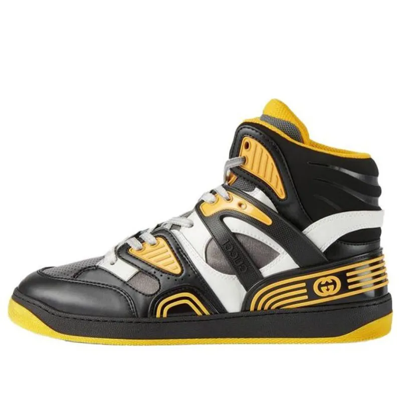 Gucci Basket High 'Black Demetra Yellow' 661308-2SH90-1098 sold by KicksCrew