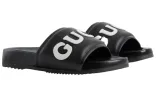 Gucci Sideline Rubber Logo Slide 'Black Leather' 742009-AABYM-1347 sold by KicksCrew