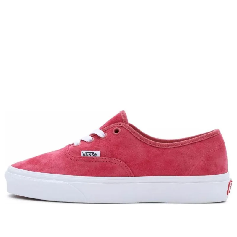 Vans Pig Suede Authentic 'Red' VN0009PVZLD sold by KicksCrew