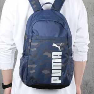 Puma Style Backpack 'Blue White' 076703-04 sold by KicksCrew