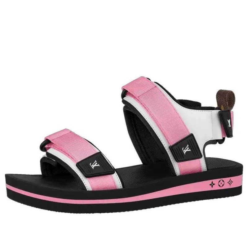 (WMNS) LOUIS VUITTON Arcade Sandals 'Pink' 1A8GJN sold by KicksCrew