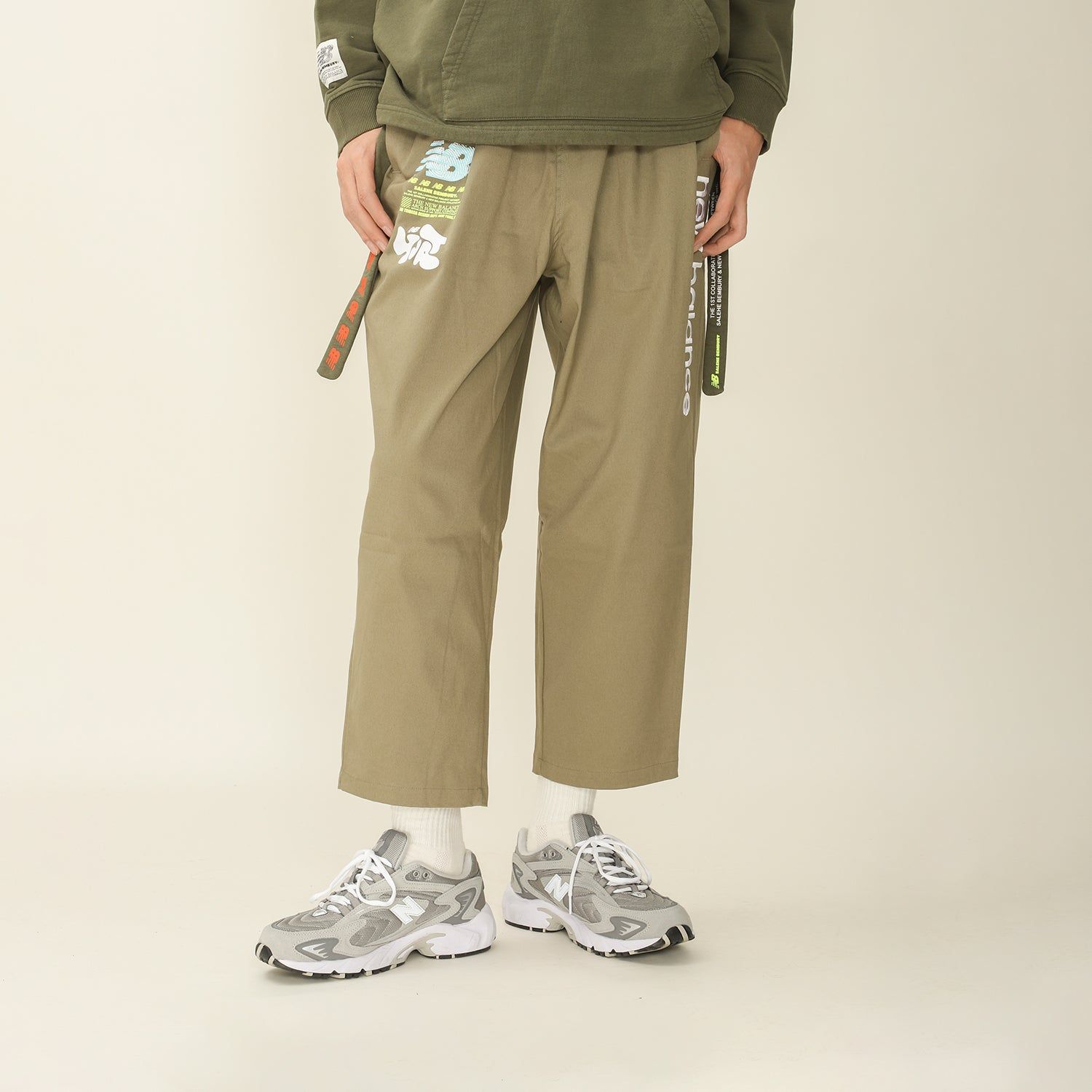 New Balance x Salehe Yurt Pants 'Khaki' MP11563-CGN sold by KicksCrew product image thumbnail 3