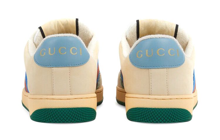 (WMNS) GUCCI Screener GG Logo Sneakers 'Beige Blue' 677423-9SFR0-4983 sold by KicksCrew product image thumbnail 4