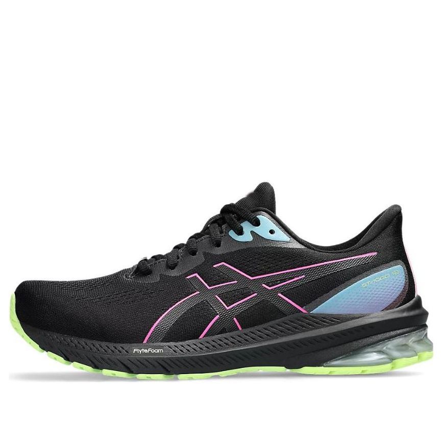 (WMNS) Asics GT-1000 12 GTX 'Black Hot Pink' 1012B508-001 sold by KicksCrew