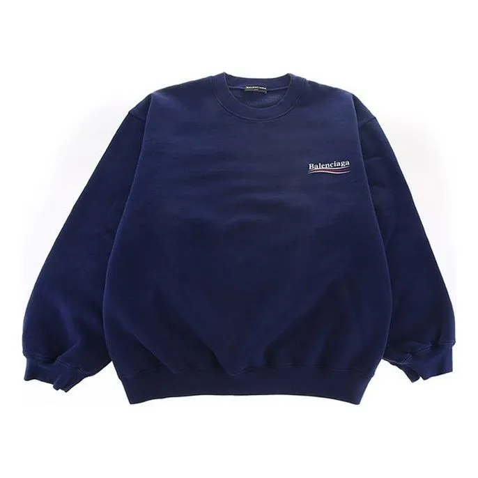 Balenciaga Political Campaign Sweatshirt 'Blue' 508271TYK924540 sold by KicksCrew