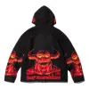 Supreme x Toy Machine Zip Up Hooded Sweater 'Black Red' SUP-SS24-070 sold by KicksCrew