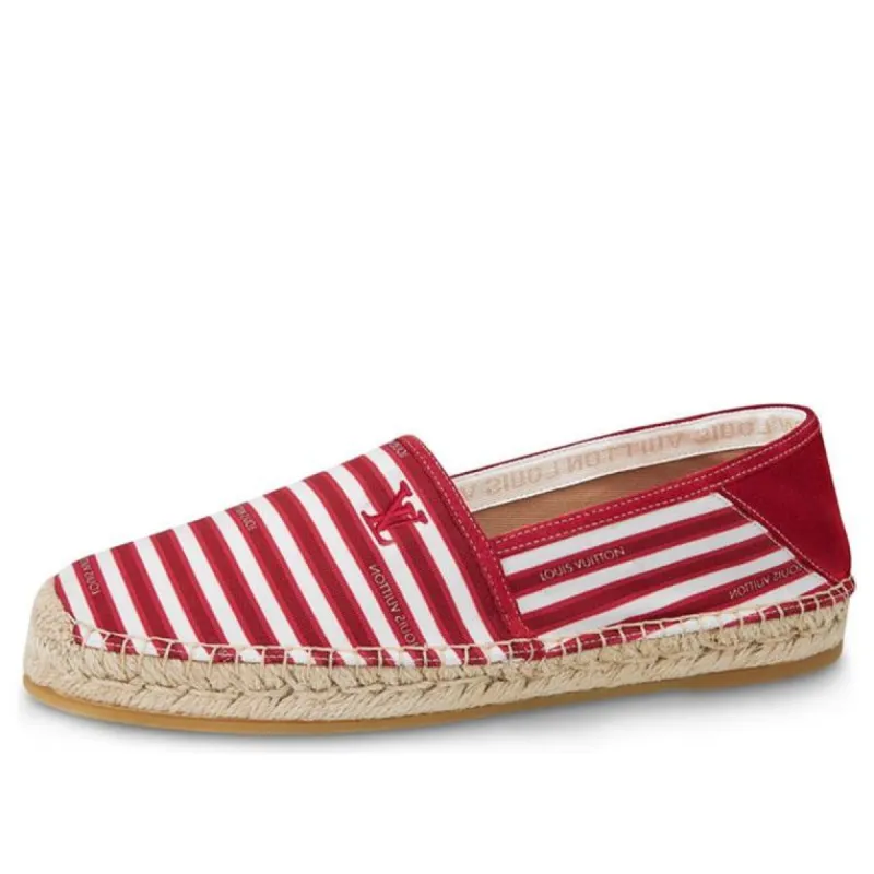 LOUIS VUITTON LV Bidart espadrille Shoes 'Red White Beige' 1A5ZOA sold by KicksCrew