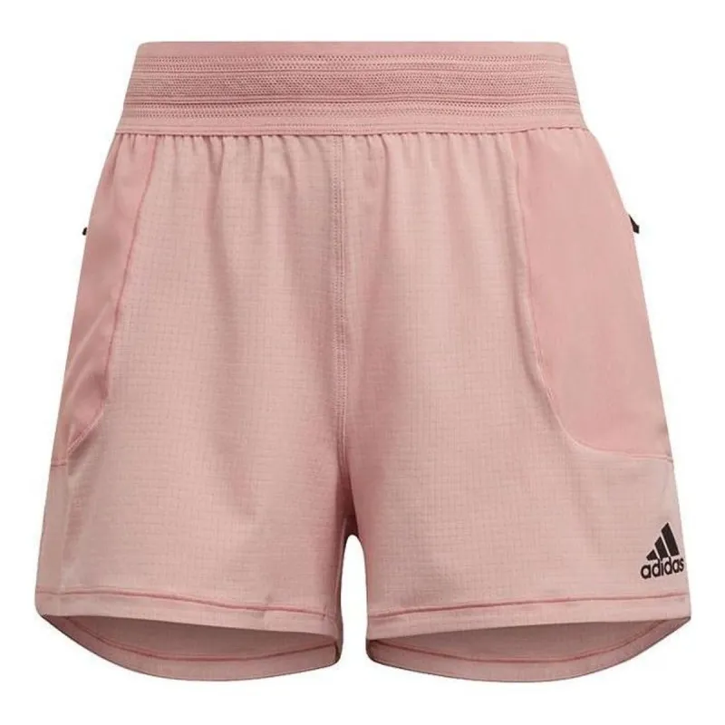 (WMNS) adidas HEAT.RDY Training Shorts 'Pink' HG1893 sold by KicksCrew