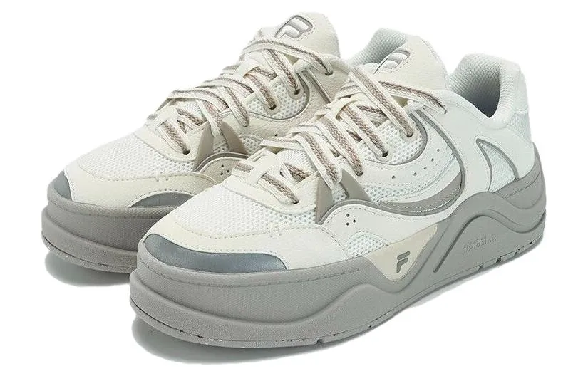 (WMNS) FILA FUSION 50-50 Skate Shoes 'White Grey' T12W332201FWA sold by KicksCrew product image thumbnail 2