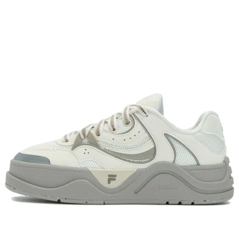 (WMNS) FILA FUSION 50-50 Skate Shoes 'White Grey' T12W332201FWA sold by KicksCrew