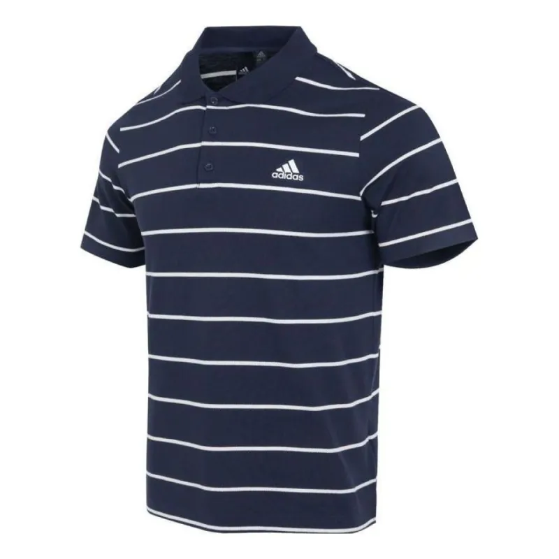 Adidas Fi Stripe Polo Shirt 'Navy' IA8164 sold by KicksCrew