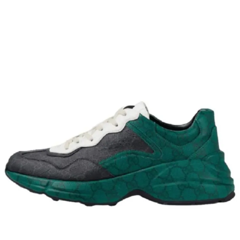 Gucci Rhyton GG Supreme Sneakers 'Green Black White' 746101-FAB4D-1059 sold by KicksCrew
