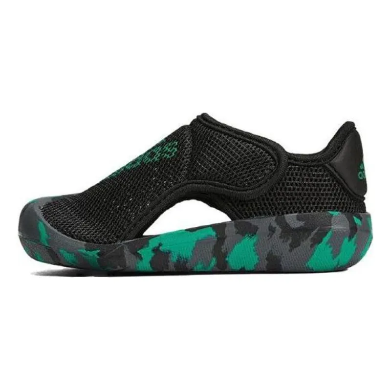 (TD) Adidas Altaventure 2.0 Sandals 'Black Green' H06437 sold by KicksCrew