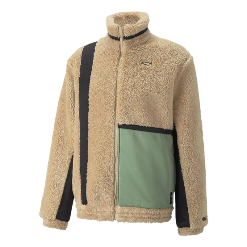 Puma Logo Winterized Ralph Jacket 'Green' 536131-01 sold by KicksCrew